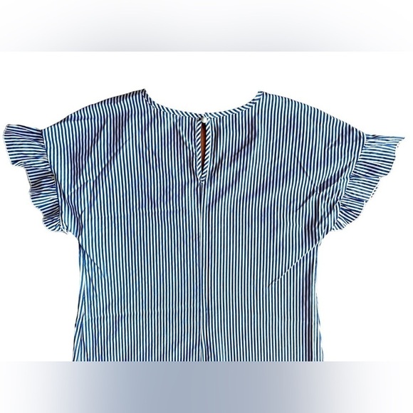 Espresso Striped Short Sleeve Dress Size M​​​​​​​ - Picture 5 of 7